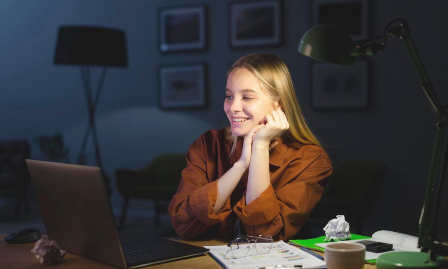 Financial planning workspace with budget documents and analysis tools